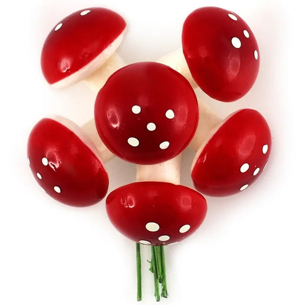 25mm Red Foam Mushroom